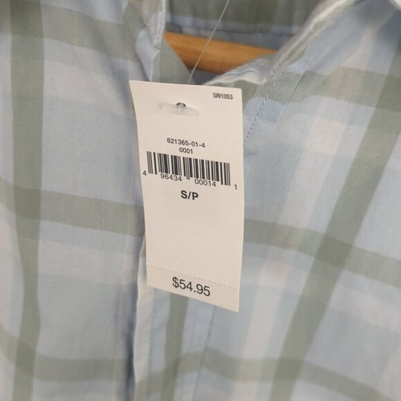 GAP Green Casual Button Down Shirt Lightweight Cotton - Size Small NWT - Picture 5 of 7